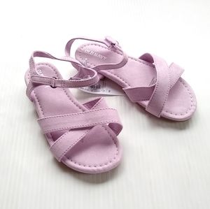 OLD NAVY Lavender criss-cross strap girls sandals